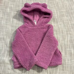 Harper Canyon 2t purple Sherpa hoodie with EARS!